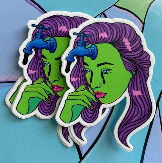 CryBaby Vinyl Stickers (individual)